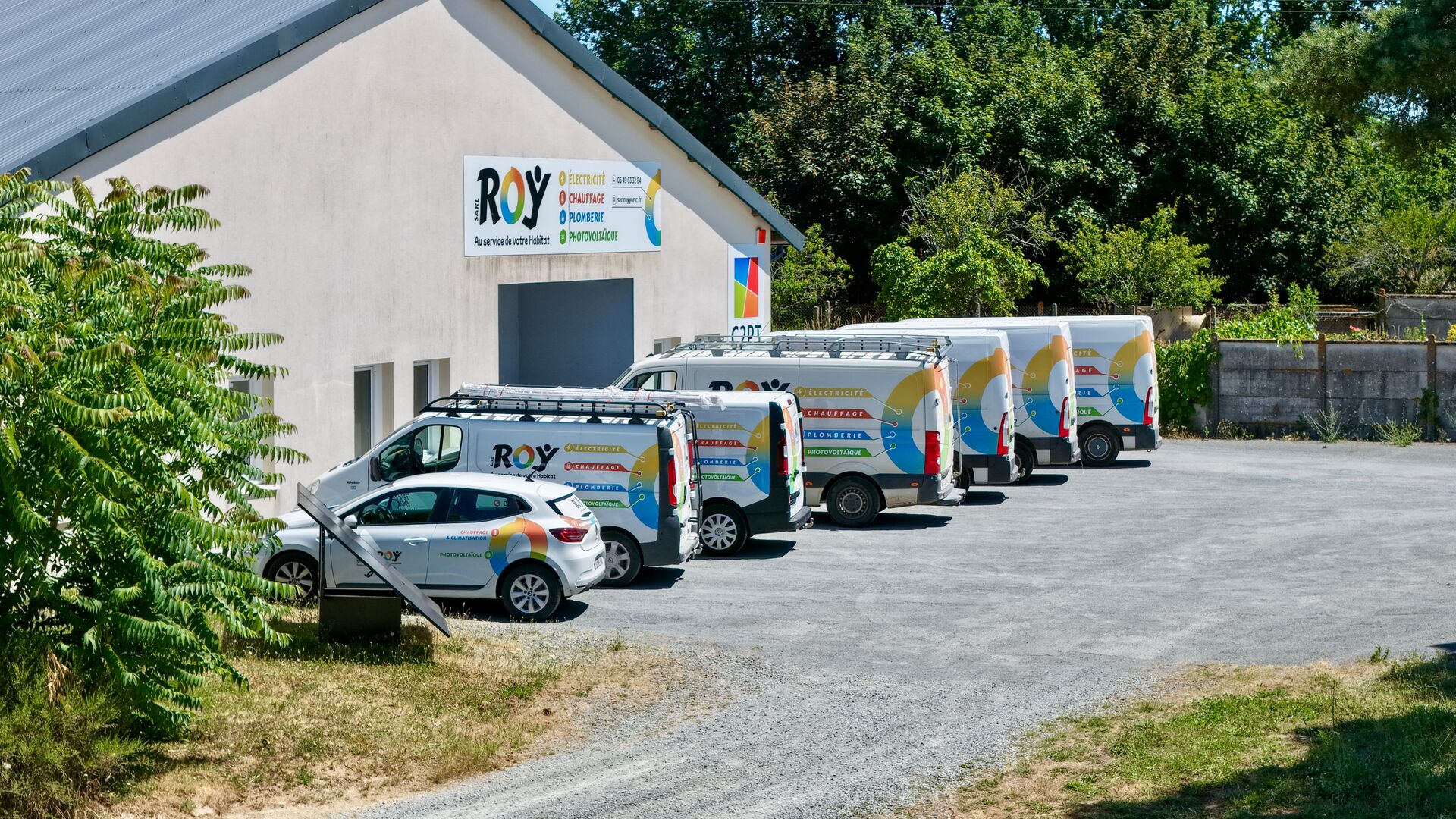 L'&eacute;quipe et le si&egrave;ge ROY HABITAT &agrave; Parthenay