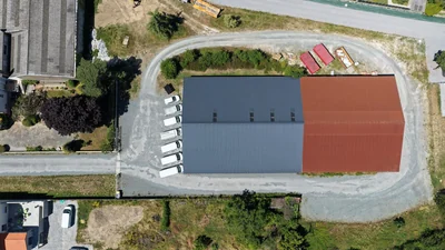 Si&egrave;ge ROY Habitat vu du ciel